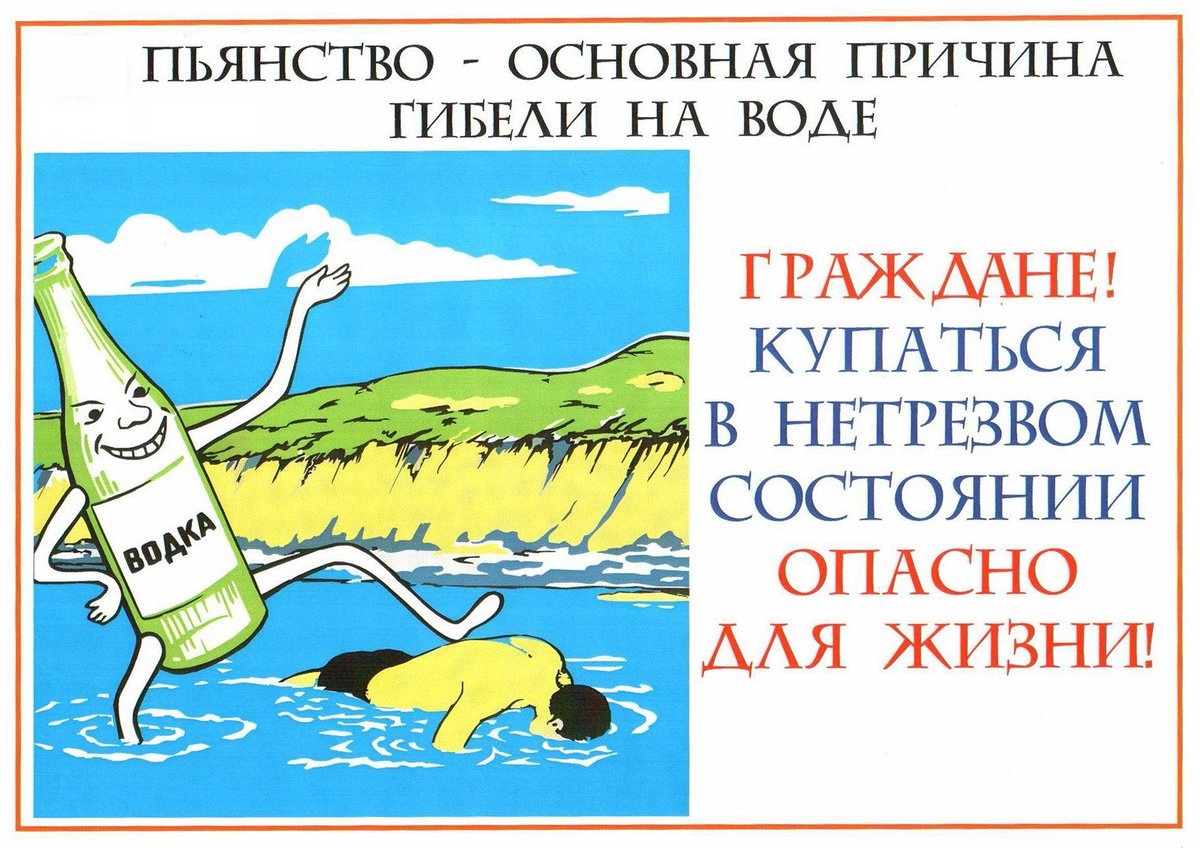 Правила поведения на воде.