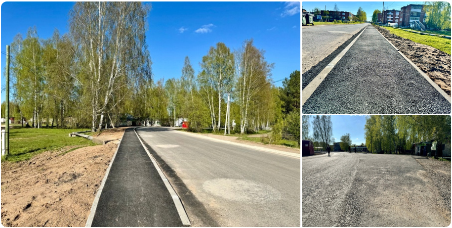 В Можгинском районе продолжается ремонт автомобильных дорог.