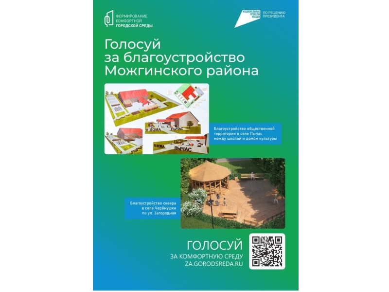 Друзья, продолжается голосование за общественные пространства в Можгинском районе!.
