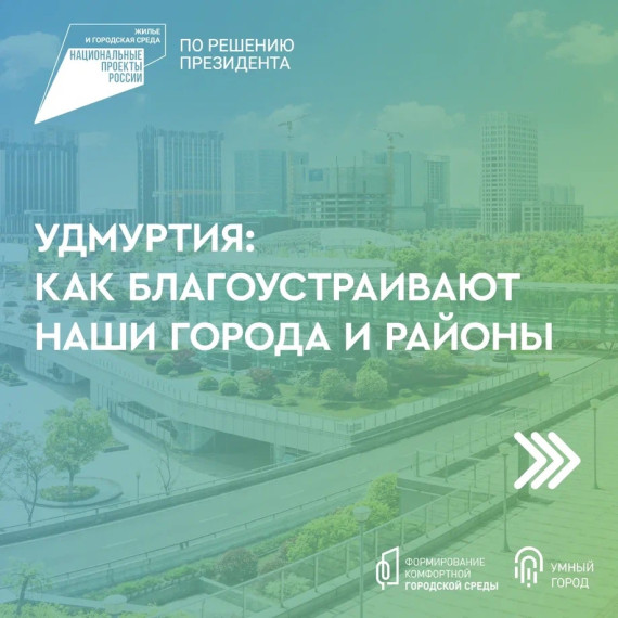 Как в Удмуртии благоустраивают города и районы?. Как в Удмуртии благоустраивают города и районы?.